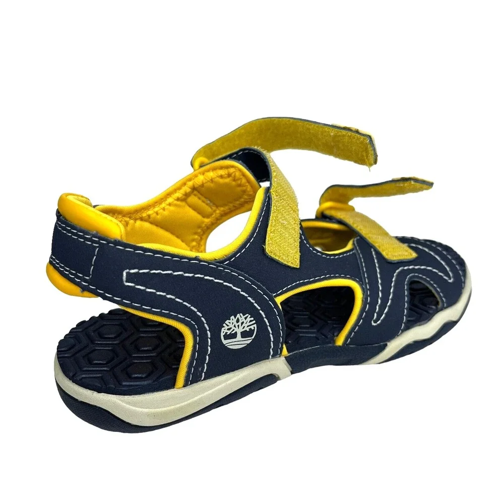 Timberland Adventure Seeker Youth Boys Outdoor Sport‎ Sandals Size 2 Blue Yellow